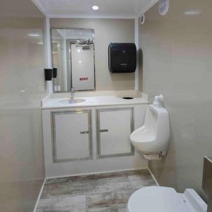 inside the Royal Thrones luxury restroom